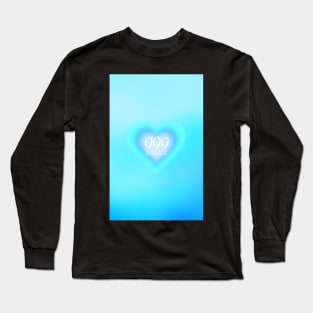 Angel Number 999 Heart Aura Long Sleeve T-Shirt